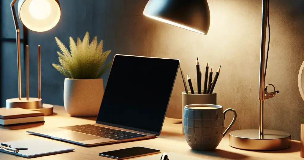 Hvilken bordlampe skal stå på skrivebordet på kontoret? Her er 6 ting, du skal overveje, inden du køber